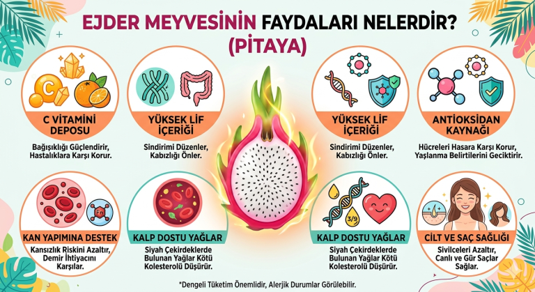 Ejder Meyvesinin Faydaları Nelerdir?