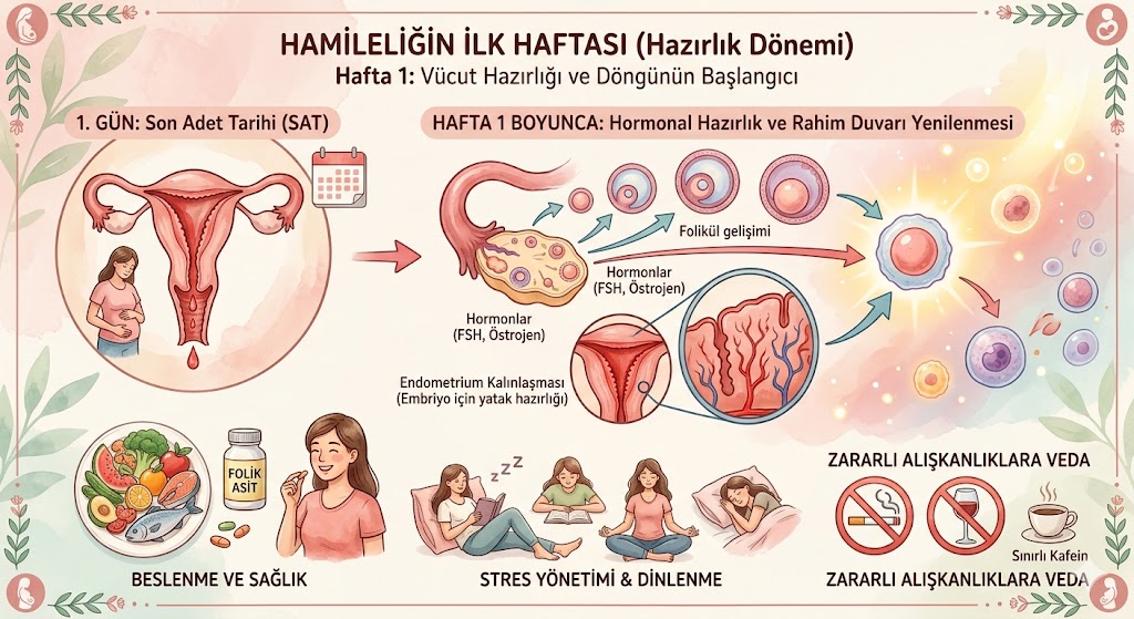 Hamileliğin İlk Haftasında Neler Yaşanır?