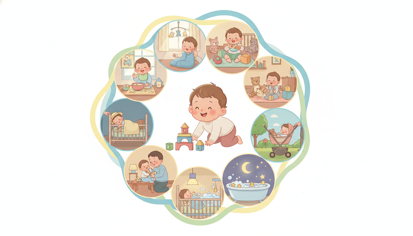 12 aylık bebeğin günlük rutini