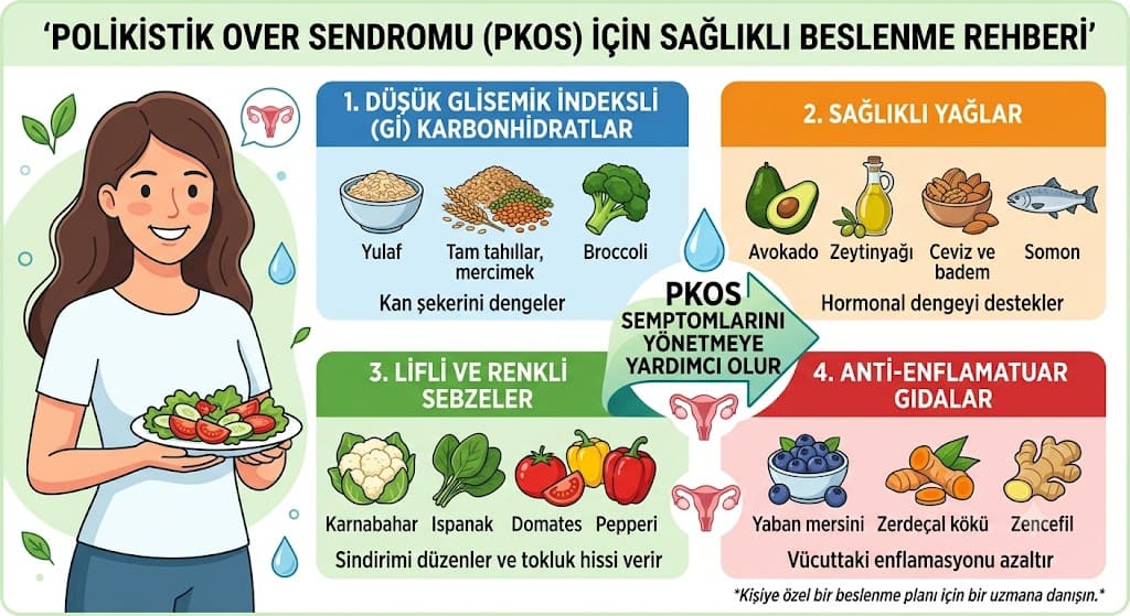 Polikistik Over Sendromu Olanlar Nasıl Beslenmeli?