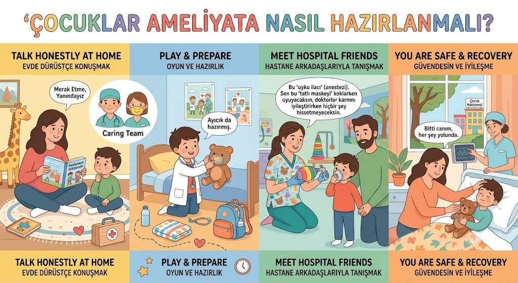 Çocuklar Ameliyata Nasıl Hazırlanmalı